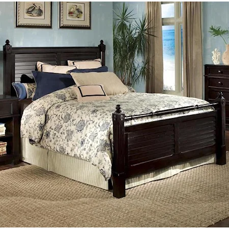 Queen Poster Headboard and Footboard Bed